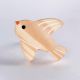Handcrafted Pine Wood Bird Knob